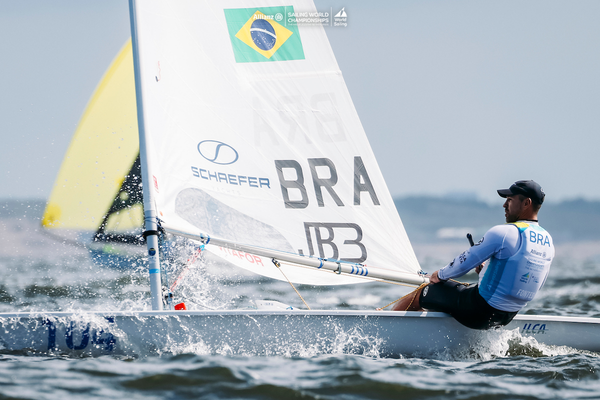 Bruno Fontes — BRA JB3 · SCHAEFER na vela · Allianz Sailing World Championships 2025.